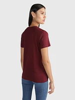 Playera con firma estampada de mujer Tommy Hilfiger