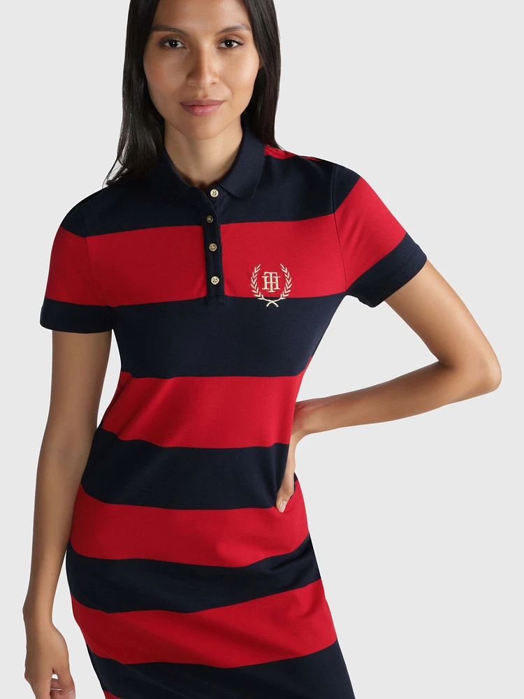 Vestido con franjas horizontales de mujer Tommy Hilfiger