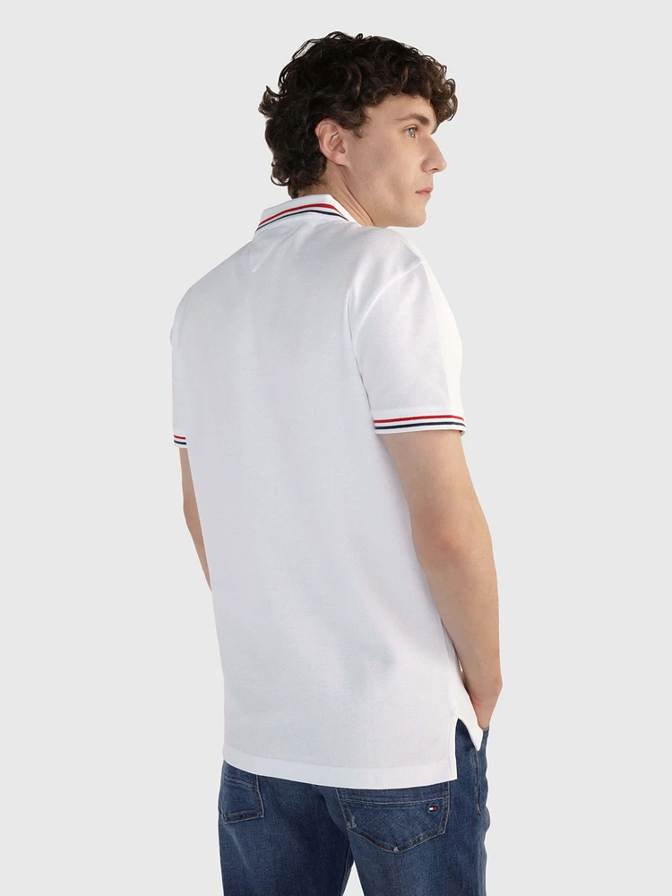 Polo con franjas contrastantes de hombre Tommy Jeans