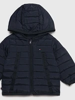 Chamarra con acabado acolchado de bebé Tommy Hilfiger