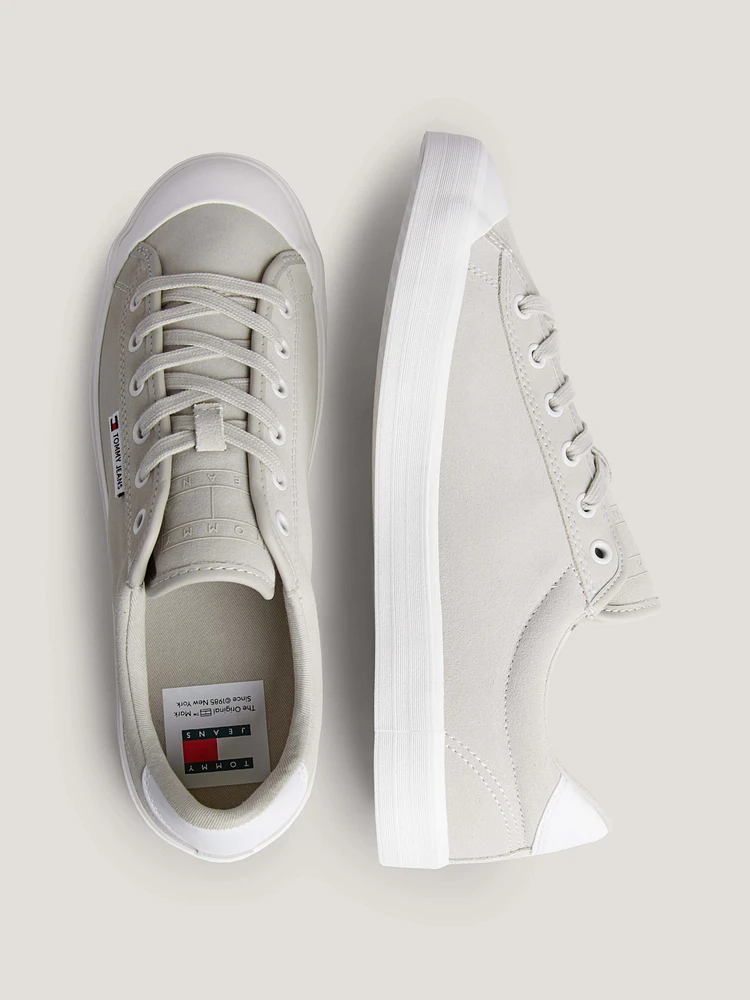 Tenis de ante con cordones y logo hombre Tommy Jeans