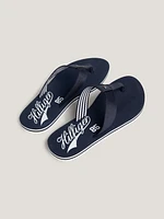 Sandalias de rayas con logo mujer Tommy Hilfiger