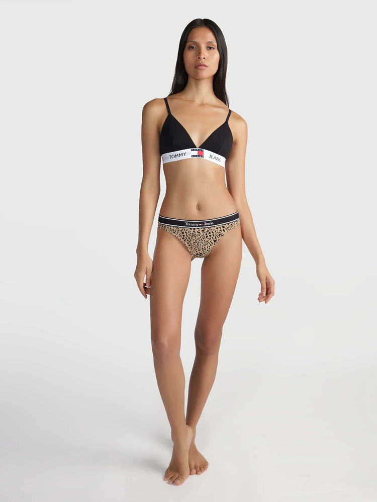 Bikini con animal print de mujer Tommy Hilfiger