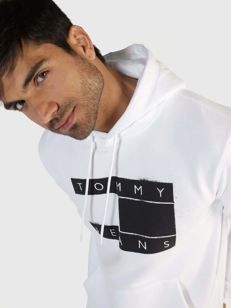 Sudadera logo contrastante de hombre Tommy Jeans