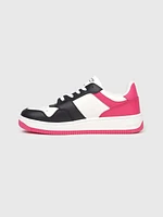 Tenis retro de piel con suela cupsole mujer Tommy Jeans