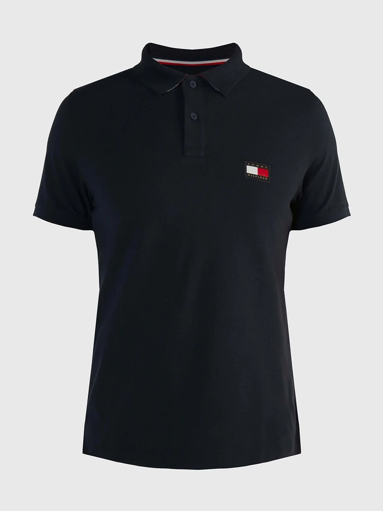 Polo con logo cuello de hombre Tommy Hilfiger