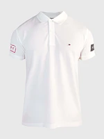 Polo con logo en mangas de hombre Tommy Hilfiger