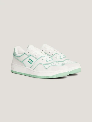 Tenis retro basket de tacos finos mujer Tommy Jeans