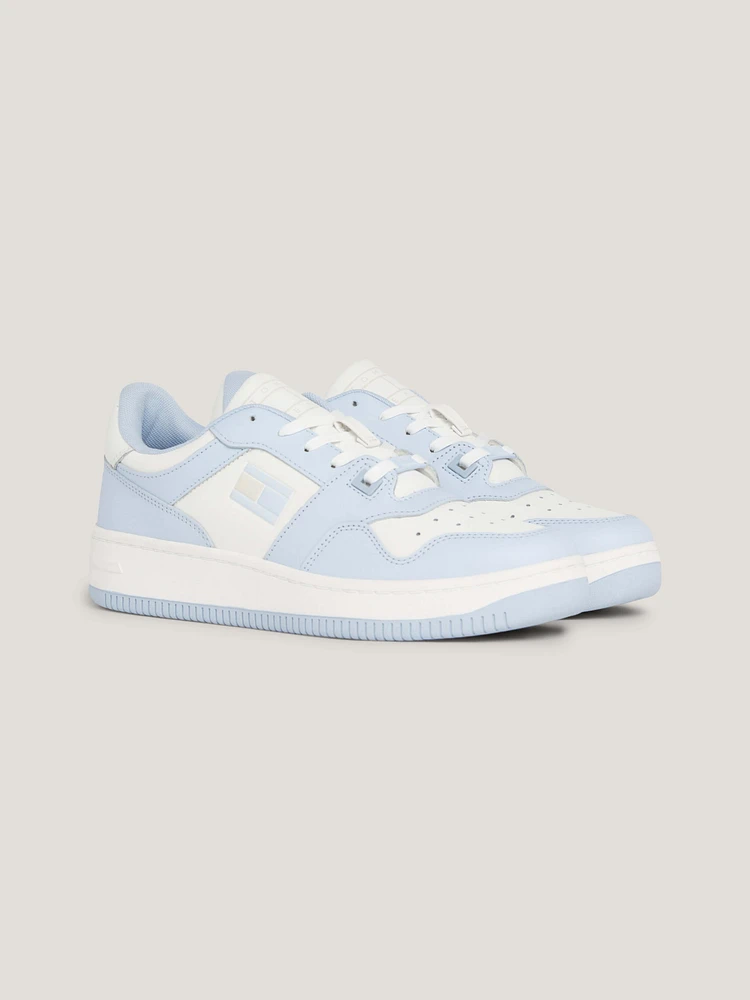 Tenis de retro basket piel tonal mujer Tommy Jeans