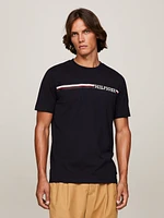 Playera de punto con monotipo Hilfiger hombre Tommy