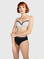 Brassiere Demi con números de mujer Tommy Hilfiger