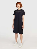 Vestido con logo estampado de mujer Tommy Hilfiger