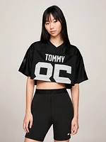 Playera cropped Tommy Remastered de mujer Jeans
