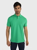 Polo con logo bordado de hombre Tommy Hilfiger