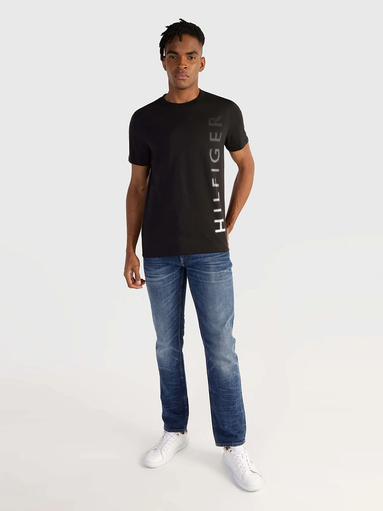 Playera con logo lateral de hombre Tommy Hilfiger