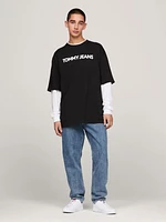 Playera oversize con logo de hombre Tommy Jeans