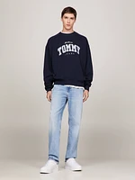 Sudadera universitaria cropped de corte holgado hombre Tommy Jeans