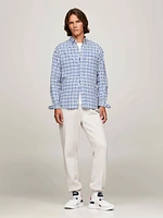 Camisa Oxford regular de cuadros Vichy hombre Tommy Hilfiger