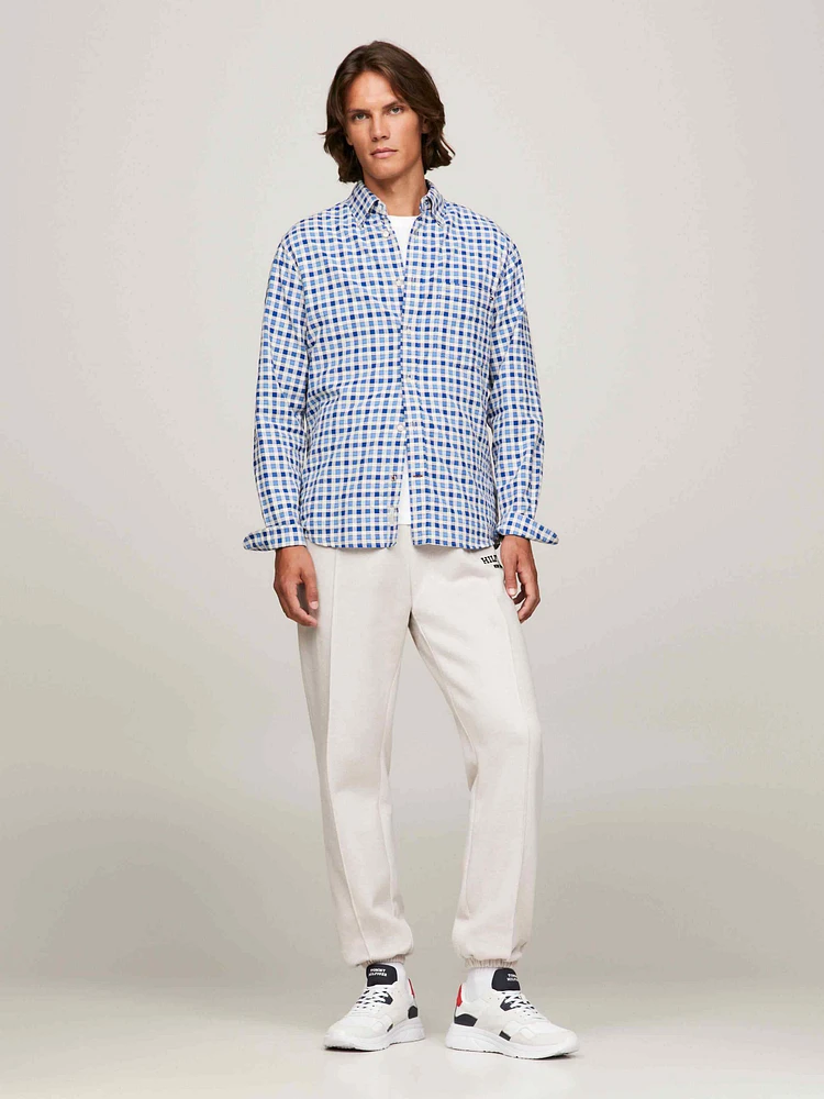 Camisa Oxford regular de cuadros Vichy hombre Tommy Hilfiger