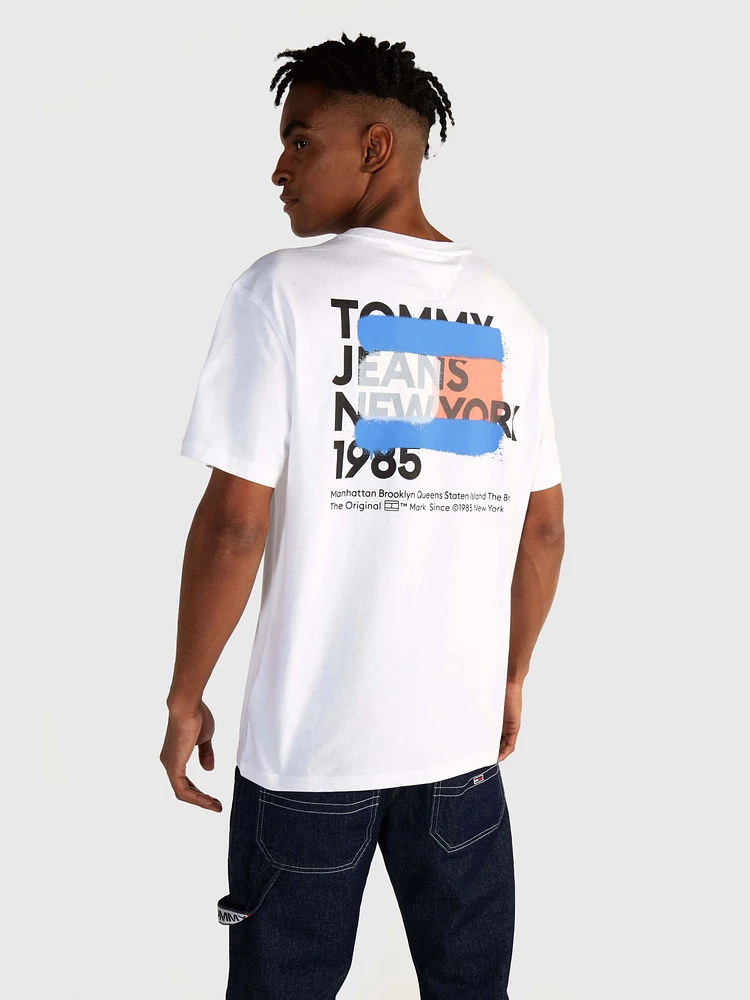 Playera con texto estampado de hombre Tommy Jeans