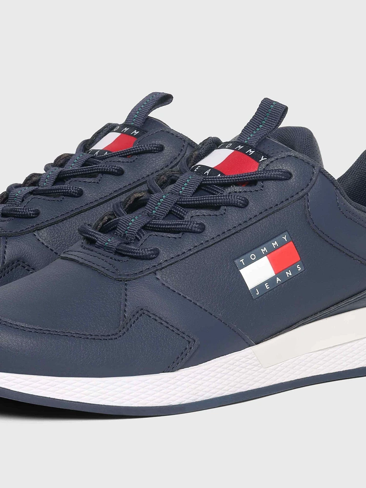 Tenis con logo lateral de hombre Tommy Jeans