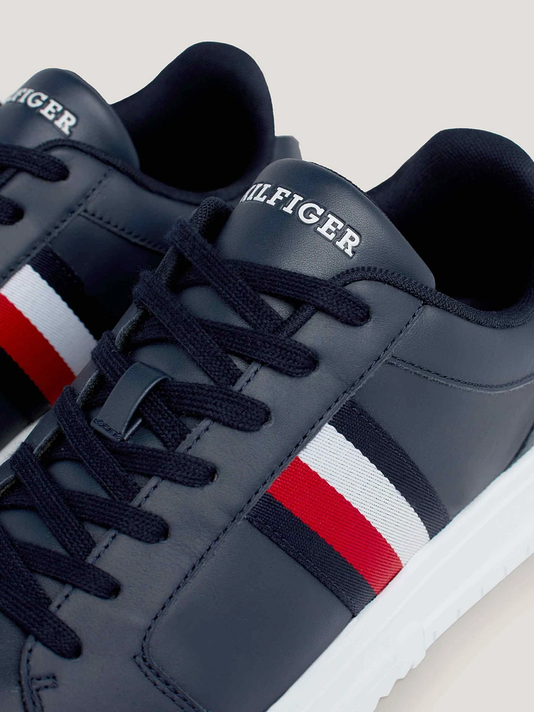 Tenis Essential de piel con cinta hombre Tommy Hilfiger