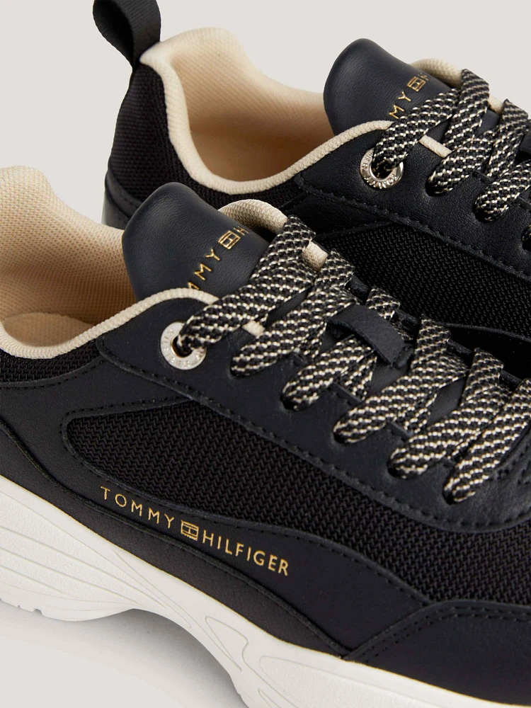 Tenis de estilo running con suela gruesa mujer Tommy Hilfiger