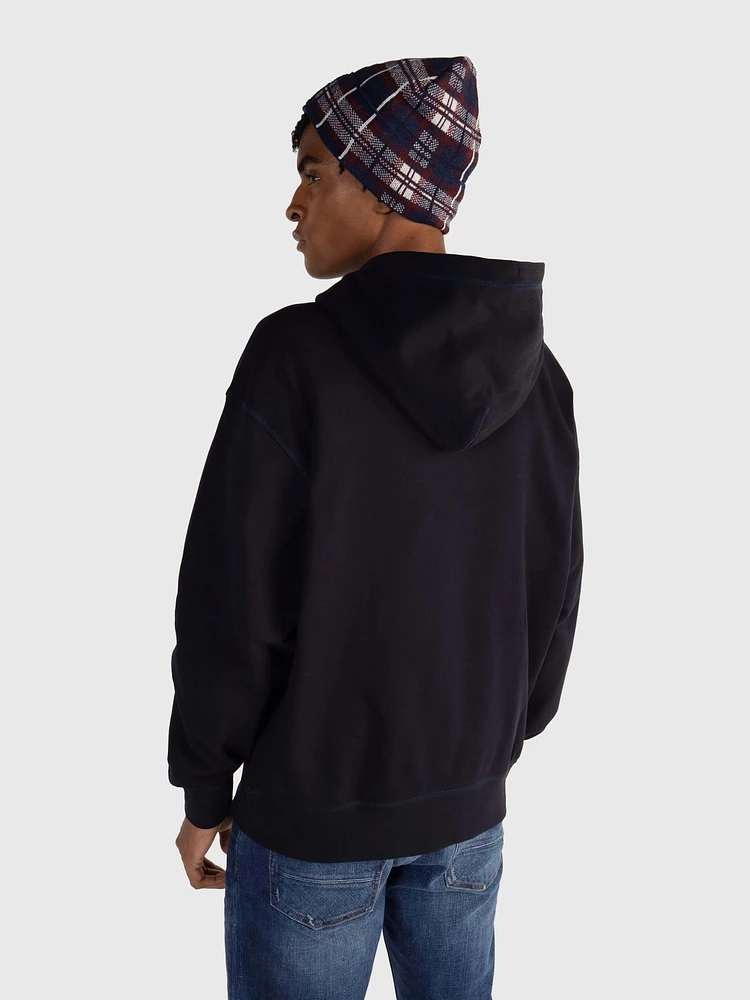 Sudadera con logo bordado de hombre Tommy Hilfiger