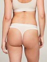 Tanga TH Established con inscripción tonal de mujer Tommy Hilfiger