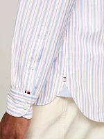 Camisa de rayas verticales con corte regular hombre Tommy Hilfiger