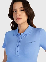 Polo con logo estampado de mujer Tommy Hilfiger