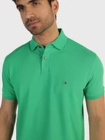 Polo con logo bordado de hombre Tommy Hilfiger