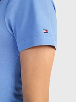 Polo con logo estampado de mujer Tommy Hilfiger