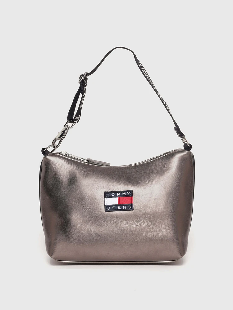 Neceser con acabado metalizado de mujer Tommy Hilfiger