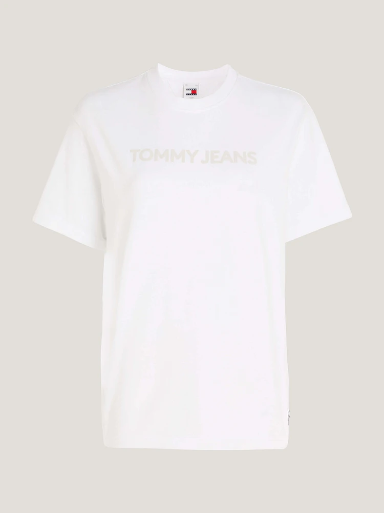 Playera Classics de corte amplio con logo mujer Tommy Jeans