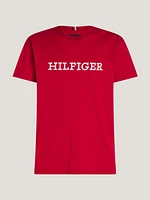 Camiseta con monotipo Hilfiger de hombre Tommy