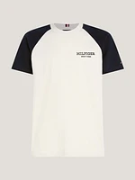 Playera color block con monotipo Hilfiger de hombre Tommy