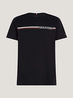 Playera de punto con monotipo Hilfiger hombre Tommy