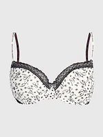 Brassiere Demi con números de mujer Tommy Hilfiger