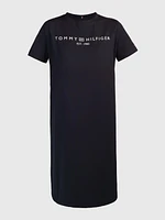 Vestido con logo estampado de mujer Tommy Hilfiger