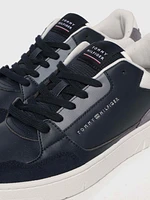 Tenis de piel con suela cupsole hombre Tommy Hilfiger