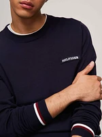 Suéter Global Stripe con logo de hombre Tommy Hilfiger