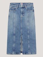 Falda de denim Claire midi talle alto mujer Tommy Jeans