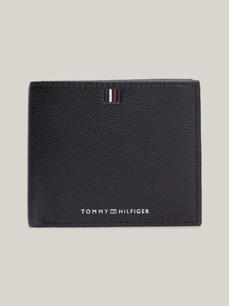 Cartera de piel para monedas y tarjetas de hombre Tommy Hilfiger