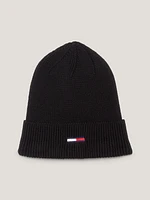 Gorro de punto elástico con logo alargado de mujer Tommy Jeans