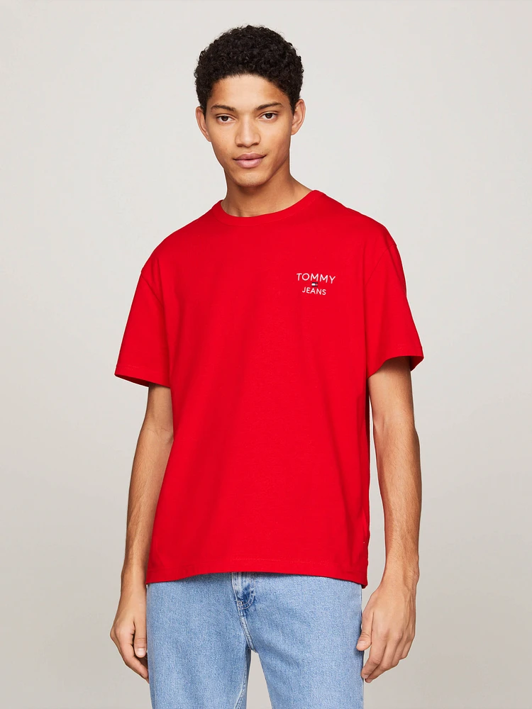 Playera con logo distintivo tonal bordado de hombre Tommy Jeans