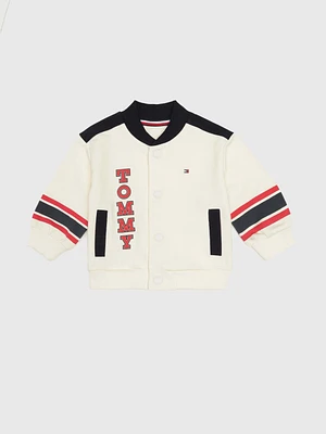 Chamarra universitaria con logo 1985 de bebé Tommy Hilfiger