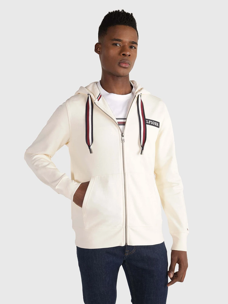 Sudadera con logo en relieve de hombre Tommy Hilfiger