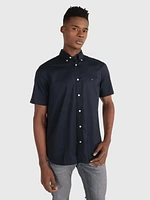 Camisa de manga corta popelina TH Flex hombre Tommy Hilfiger