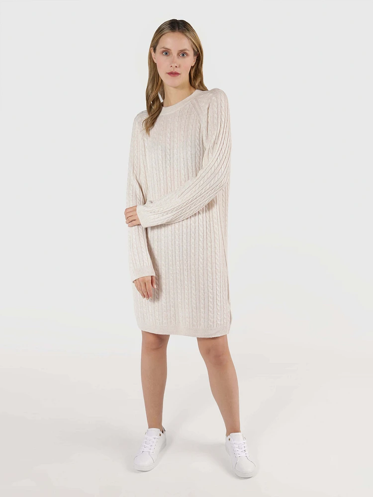 Vestido de punto trenzado con corte amplio mujer Tommy Hilfiger